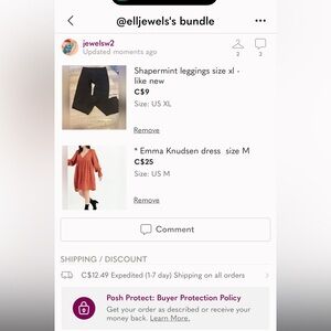 Emma Knudsen Red Dress - Size M